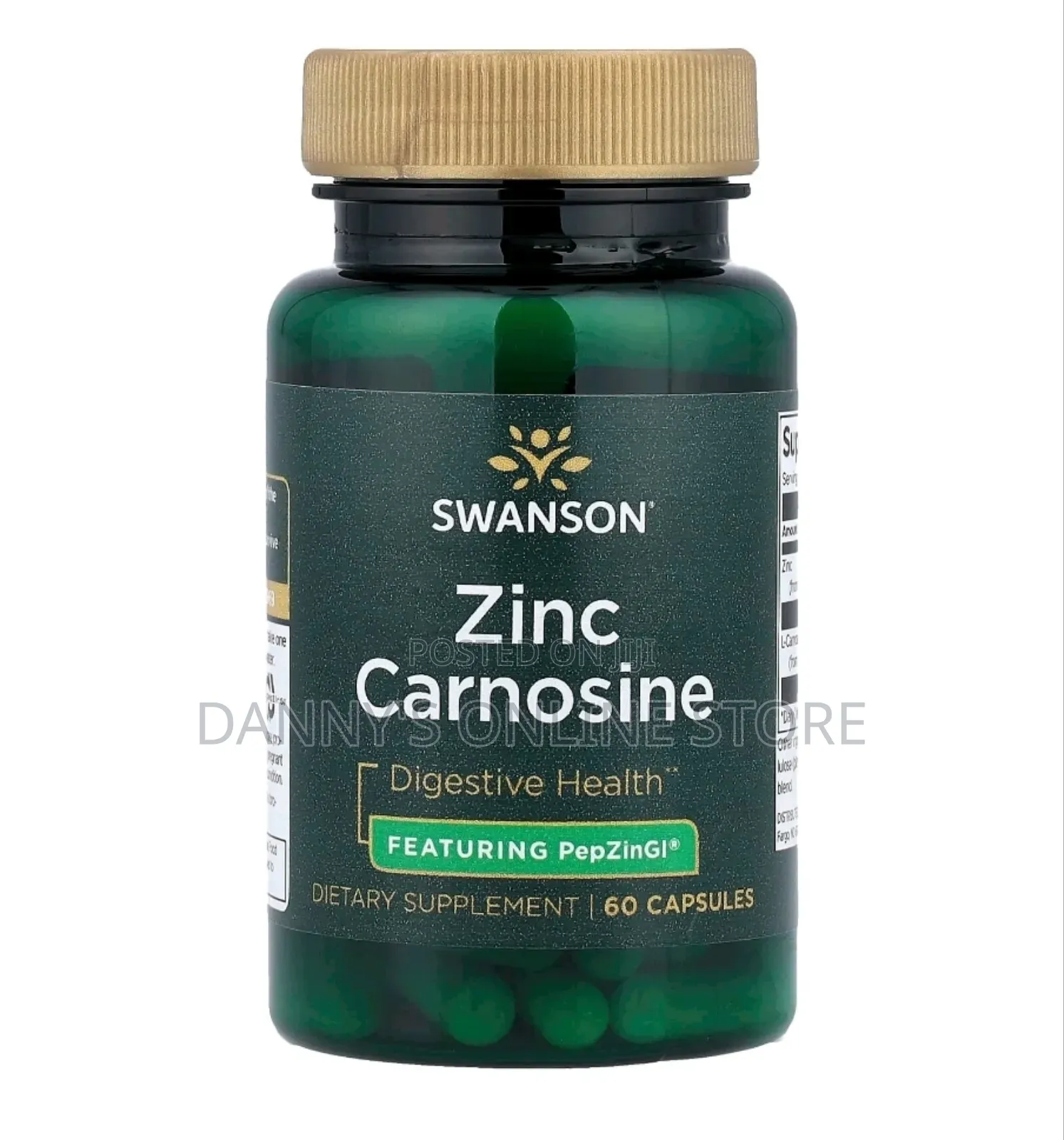 Zinc Carnosine, Featuring Pepzingi, 60 Capsules