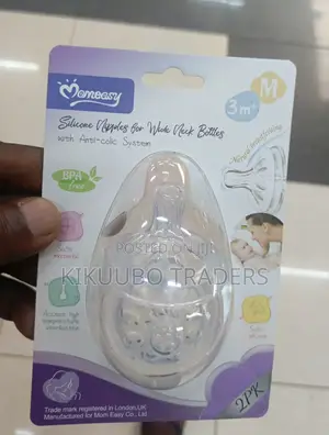 Anti Colic Silicone Nipples for Wide Neck Bottle
