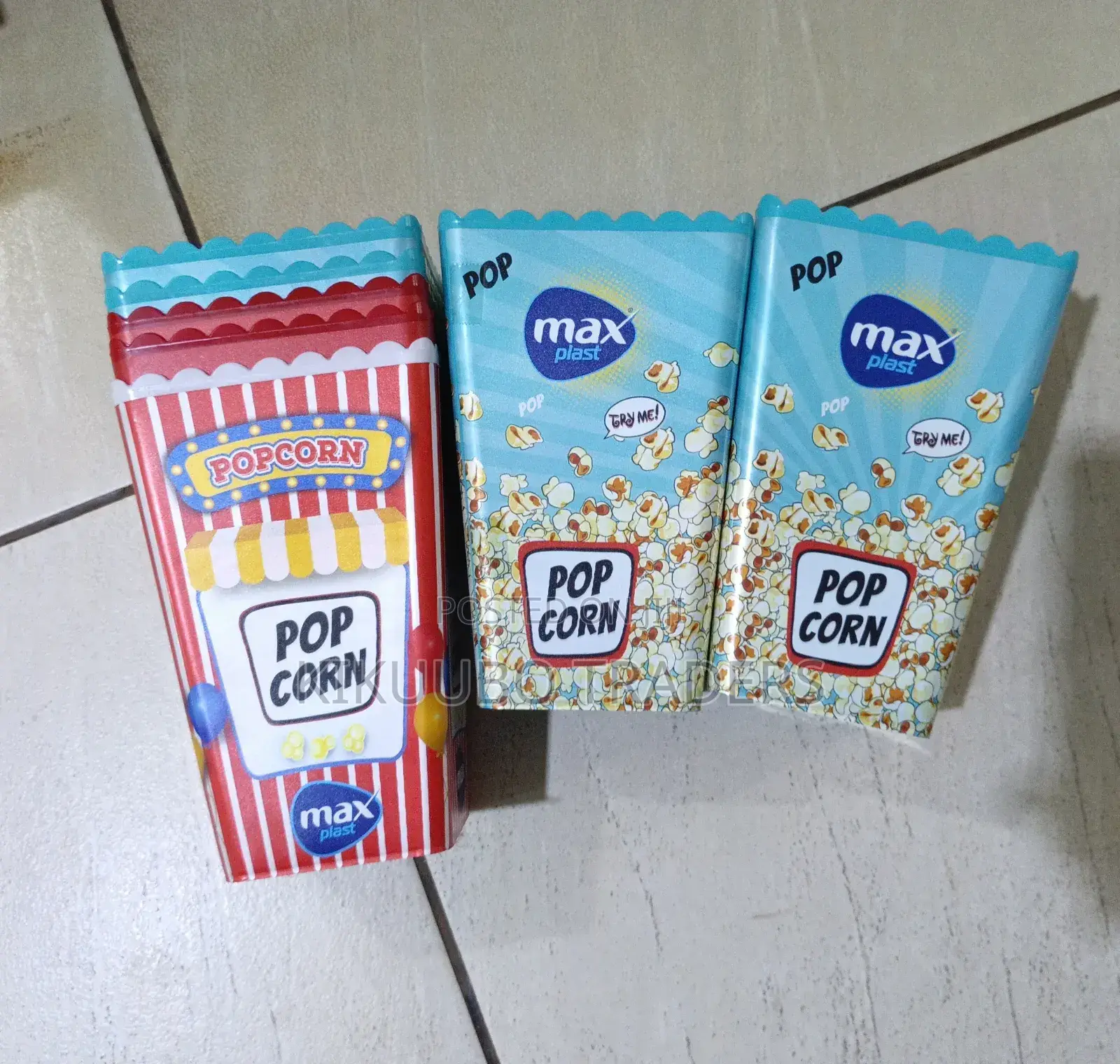 (1pc) Plastic Popcorn Container
