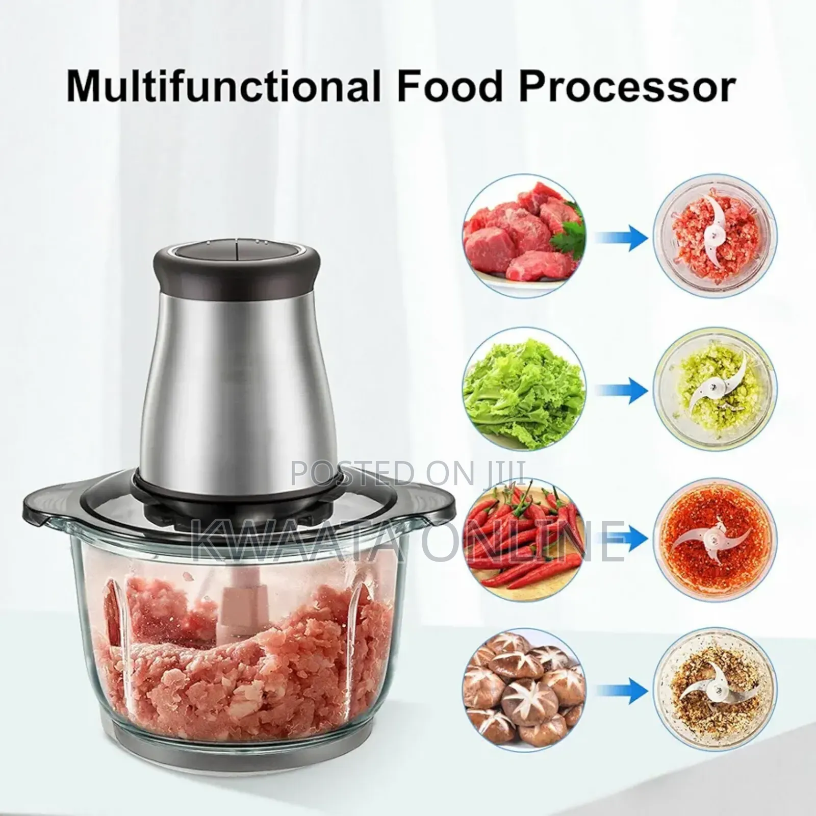 Hoffmans Electric Meat Grinder Machine Food Chopper