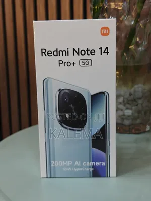 New Xiaomi Redmi Note 14 Pro+ 5G 256 GB Black