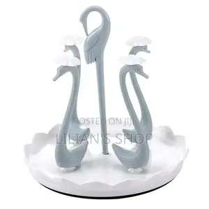Zerodis Swan Cup Holder With Rotating Drip Tray