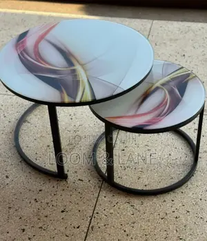 High-Quality Round Marble Coffee Set