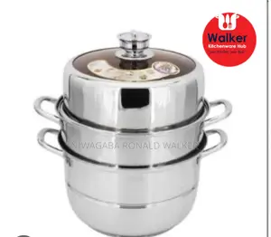 28cm 3~Layer Food Steamer Stainless Steel With Timer