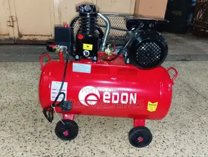 Edon 50l Belt Compressor Red