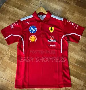 Scuderia Ferrari Hp 2025 Team Polo Shirt Formula 1 Jersey