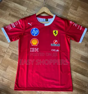 2025 Scuderia Ferrari F1 Team T-Shirt Original Jersey