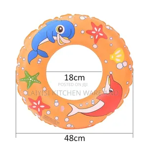 Swim Ring - Blow Up Floating Tube for Swimming Pool, Beach