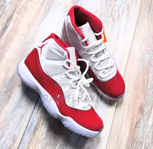 Original Air Jordan 11 Retro “Cherry” Varsity Red Sneakers