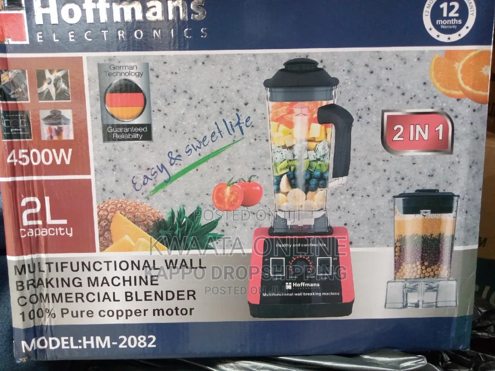 Hoffman Multifunctional Wall Breaking Machine Blenderhm-2082