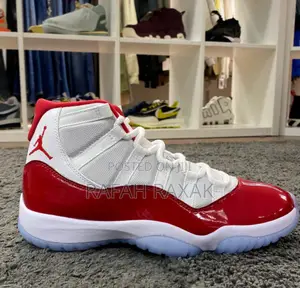 New Red/White Air Jordan 11 Retro “Cherry” Sneakers