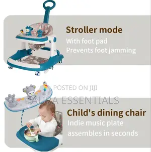 4 in 1 Baby Walker With Wheels