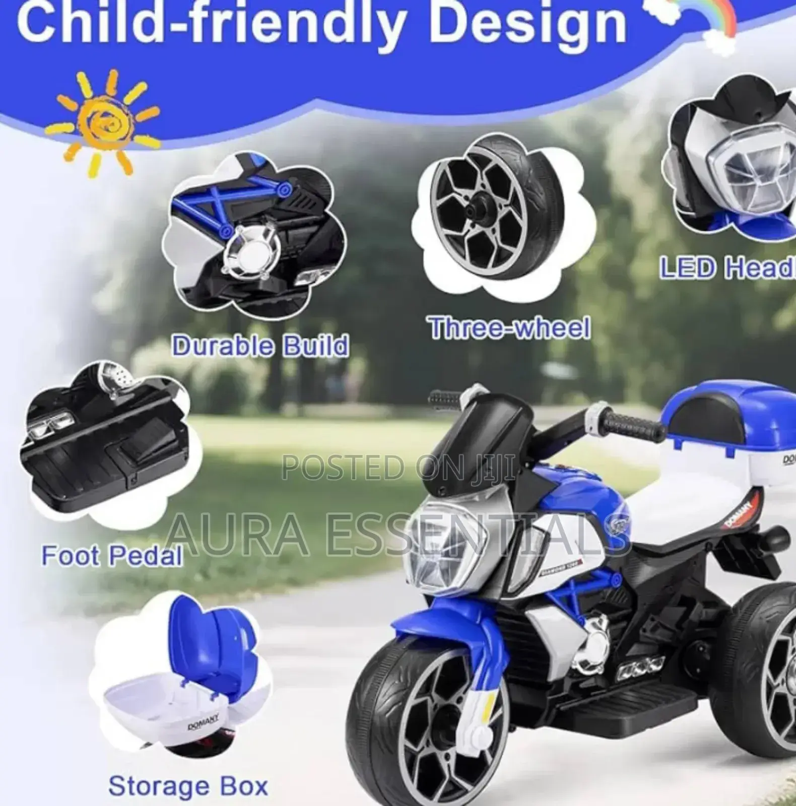 6v Kids Electric Motorcycle