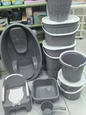 Baby Bath Set With Laundry Baskets