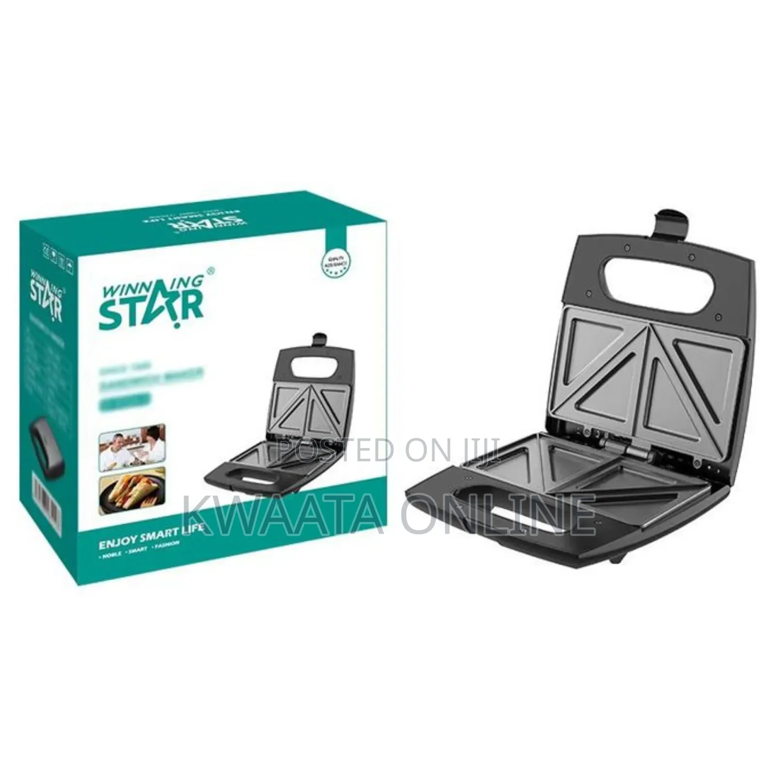 Winning Star St-9321 Electric Press Sandwich Nutty Maker