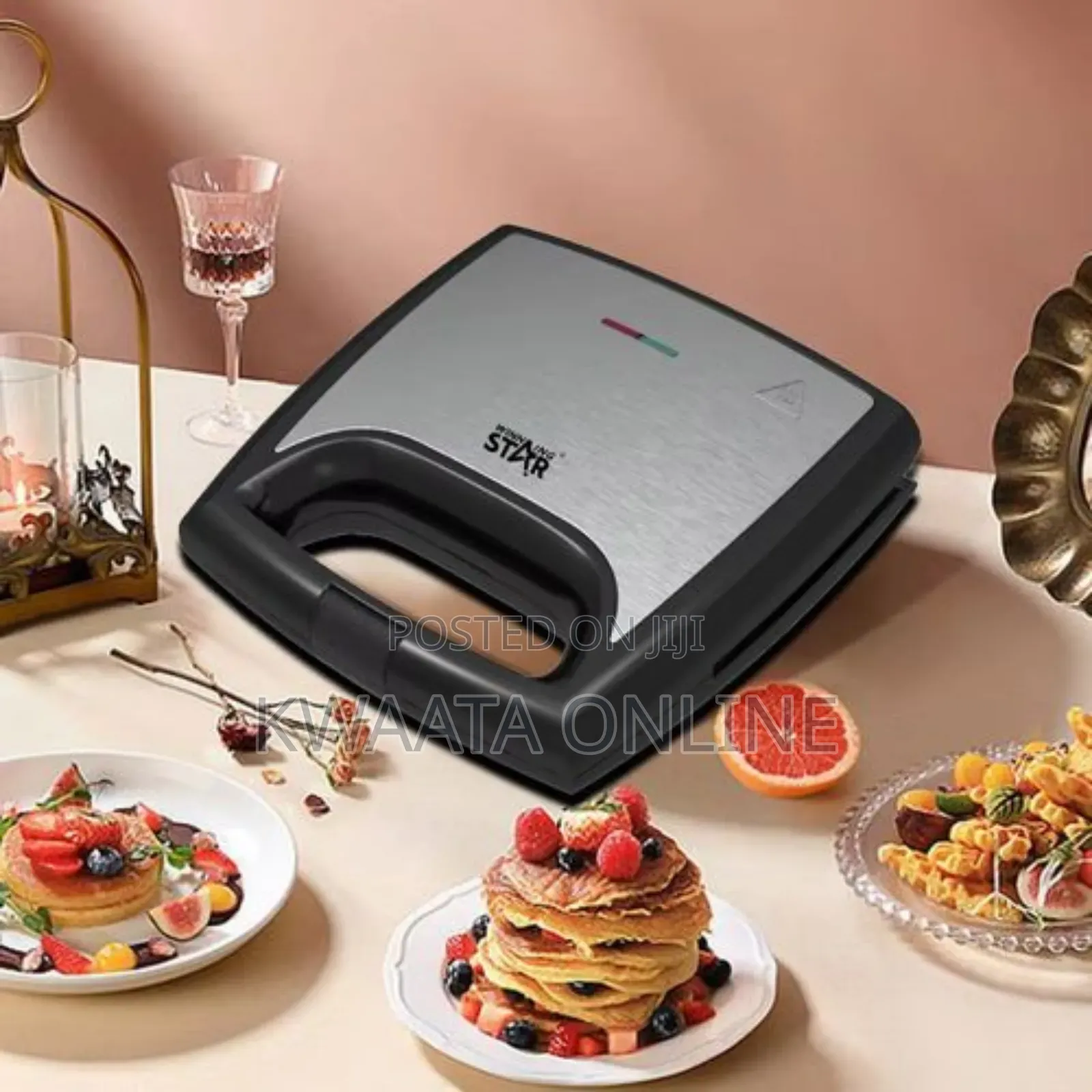 Winning Star St-9321 Electric Press Sandwich Nutty Maker