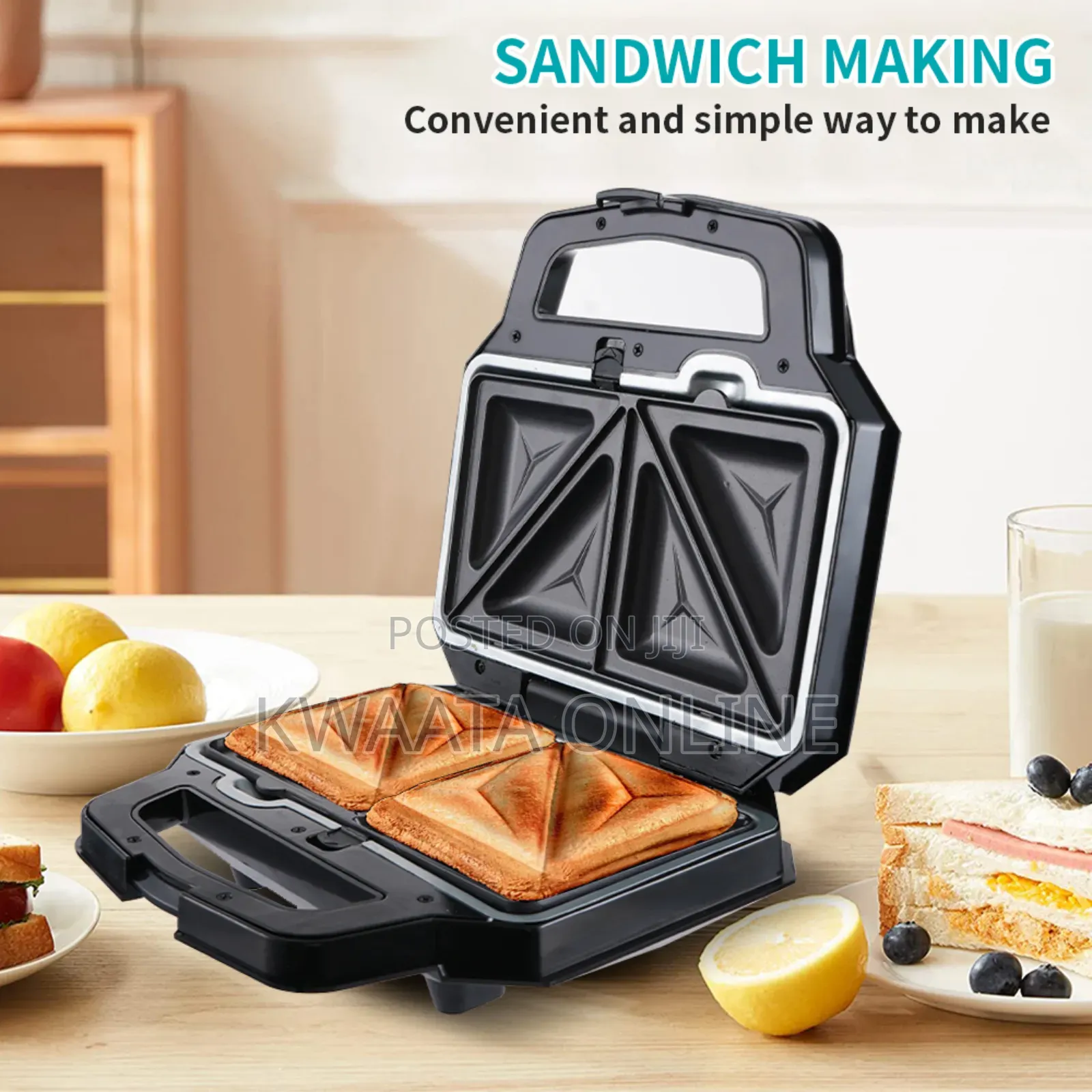 Winning Star St-9321 Electric Press Sandwich Nutty Maker