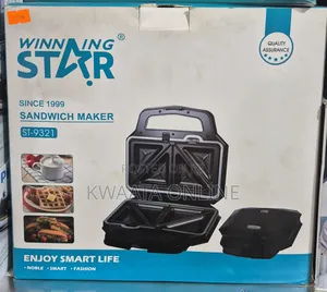 Winning Star St-9321 Electric Press Sandwich Nutty Maker