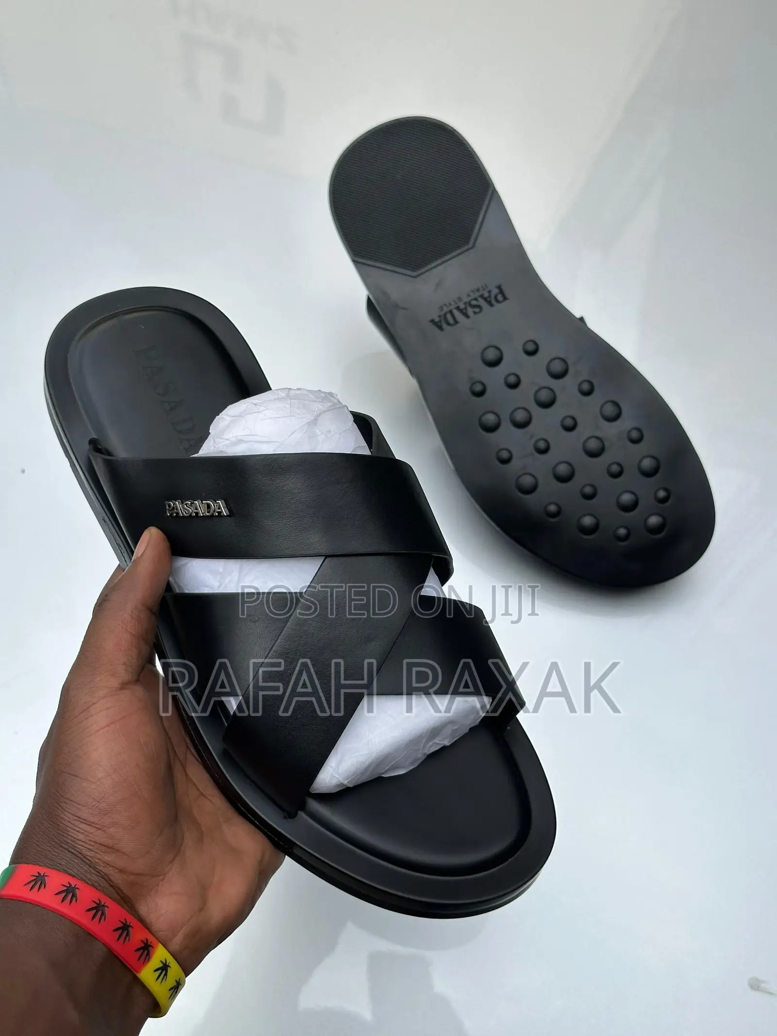 Original Men’S Classic Pasada Cross Strap Leather Sandals
