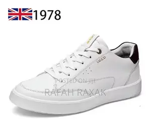 Original Men’S Triple White Ecco Smart Casual Leather Shoes