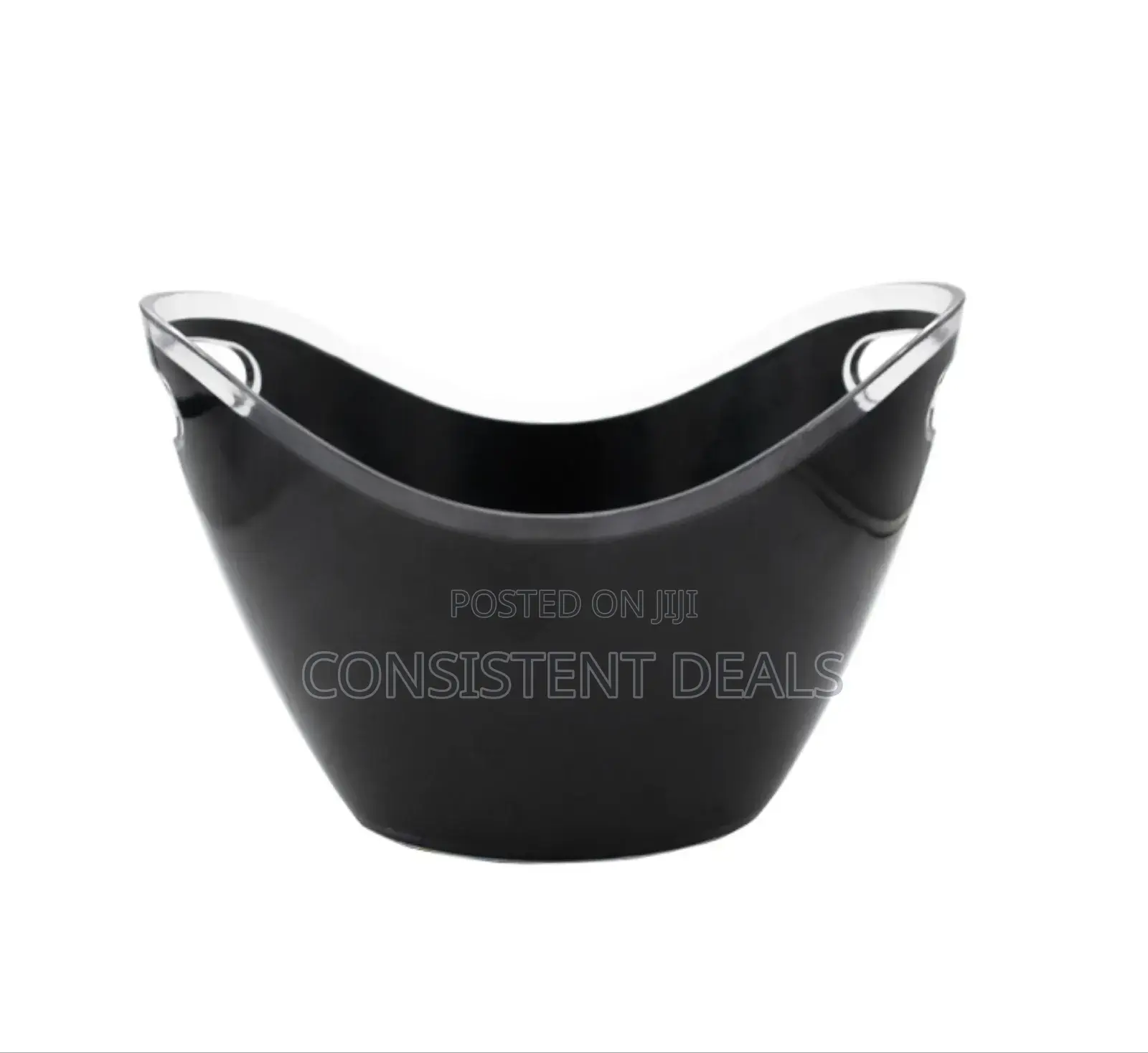 Acrylic Ice Bucket (Black)