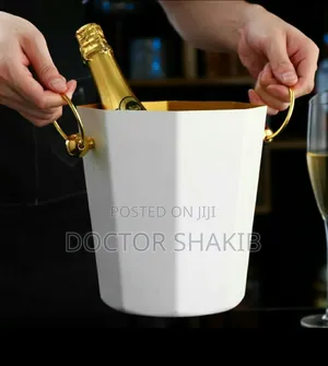 Strong Portable Heavy-Duty Metal Champagne Ice Bucket