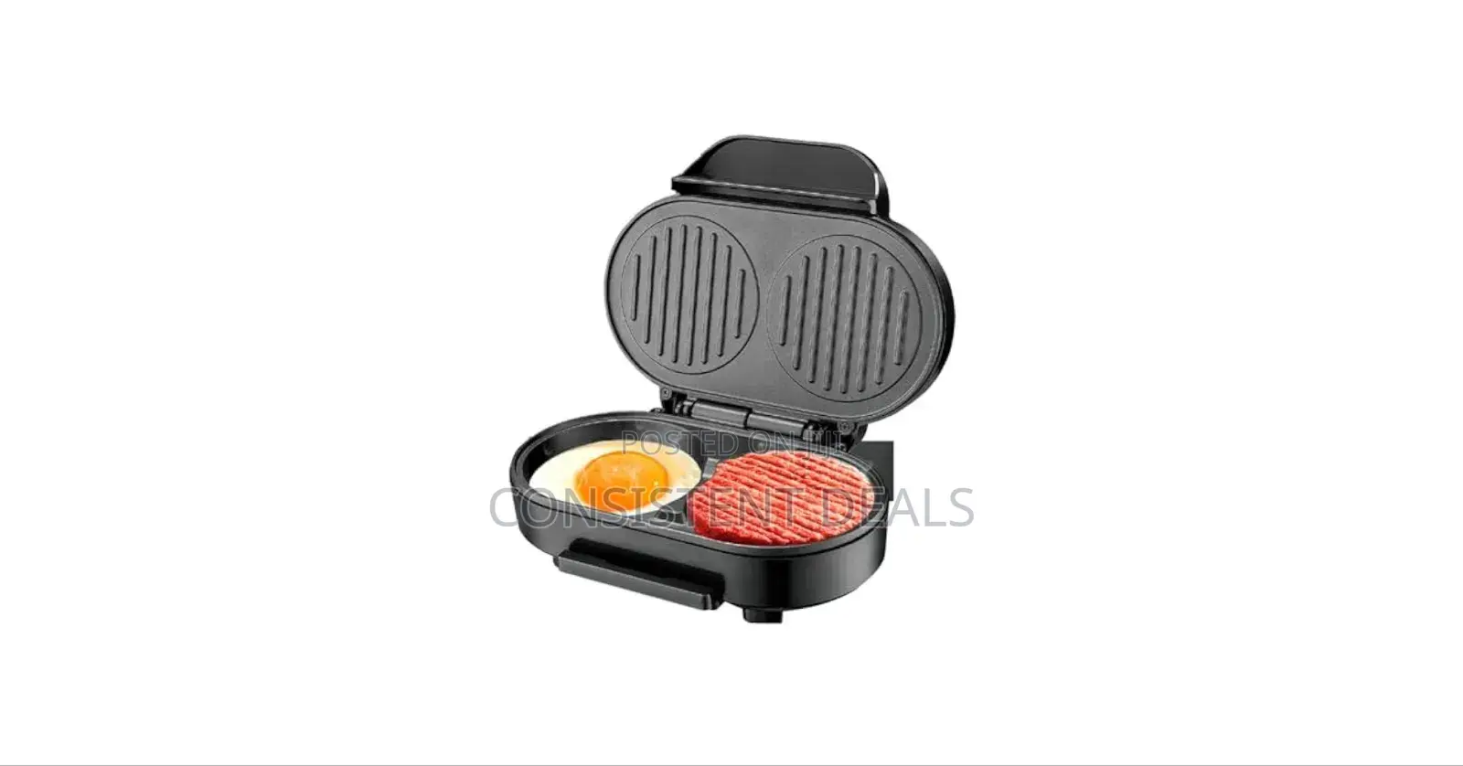 Double Function Electric Hamburger Maker