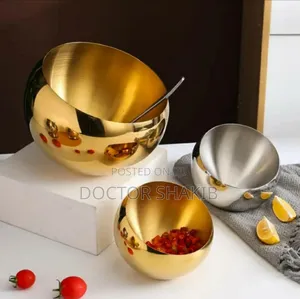 New Thickened Stainless Steel Skewed Bowl With Cover