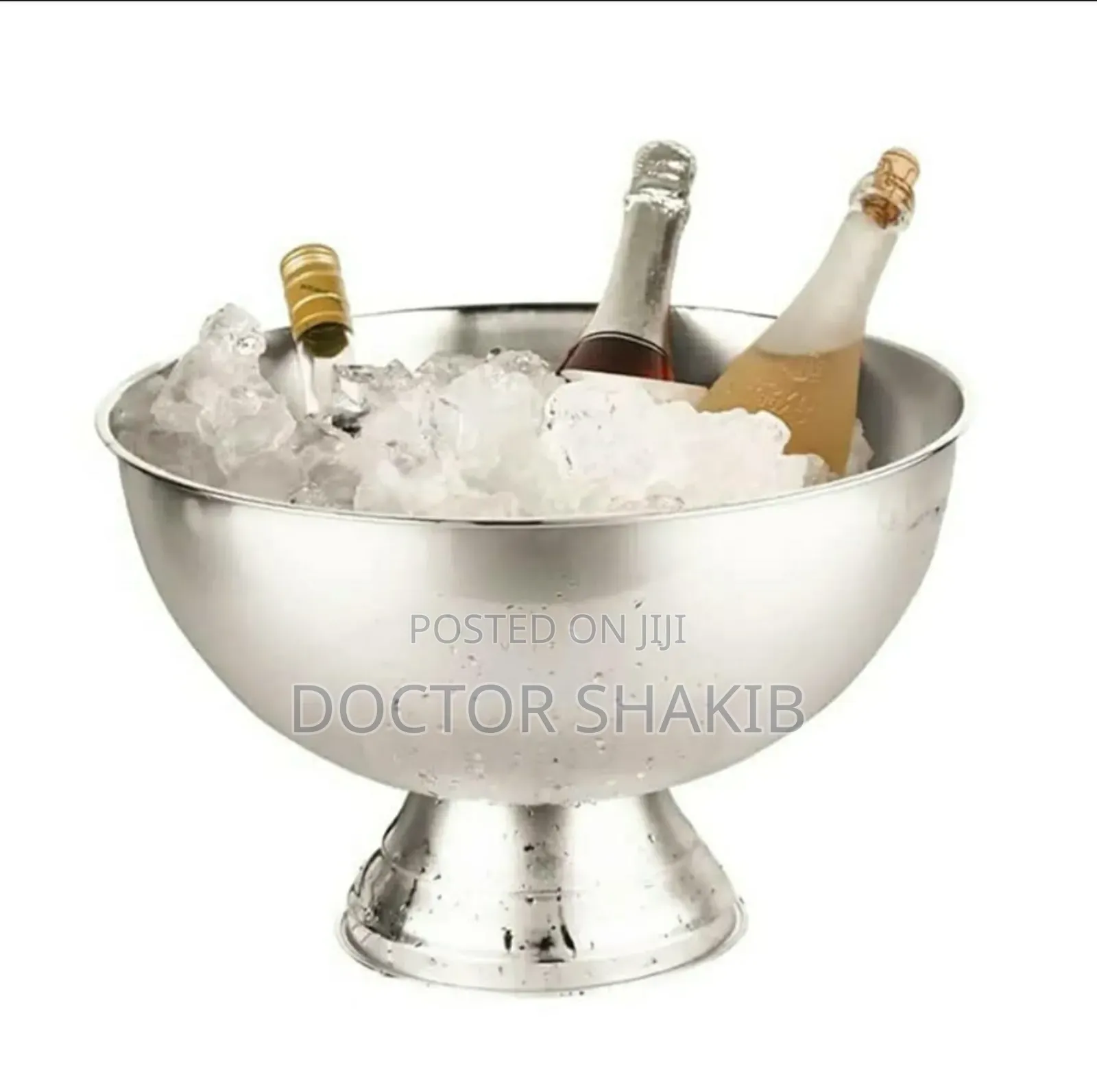 New Double Wall Insulated Stainless Steel Ice Container