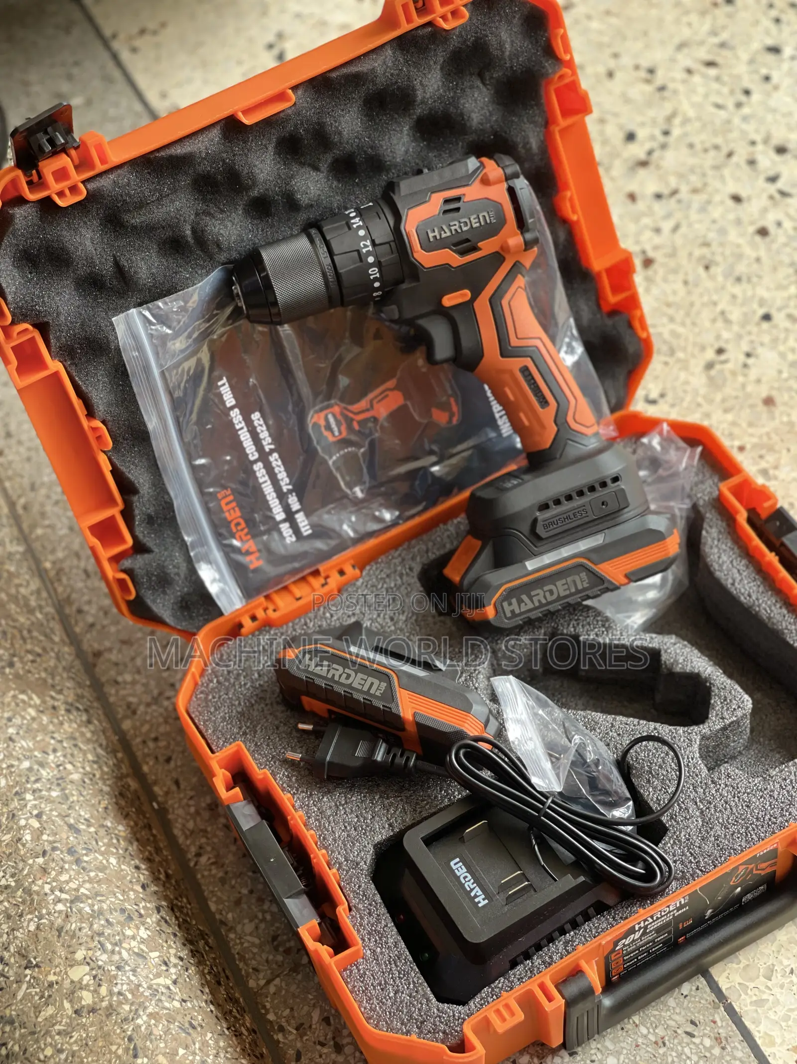 Brushless Cordless Drill 20v