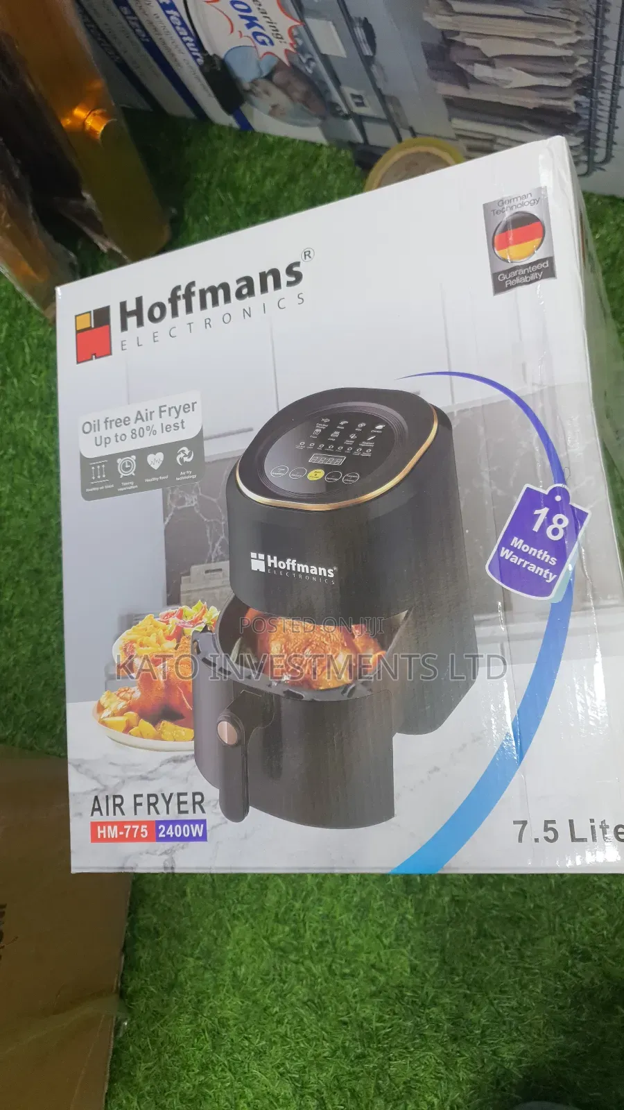 7.5 Litres Hoffmans Air Fryer Hm-775 Smart Touch