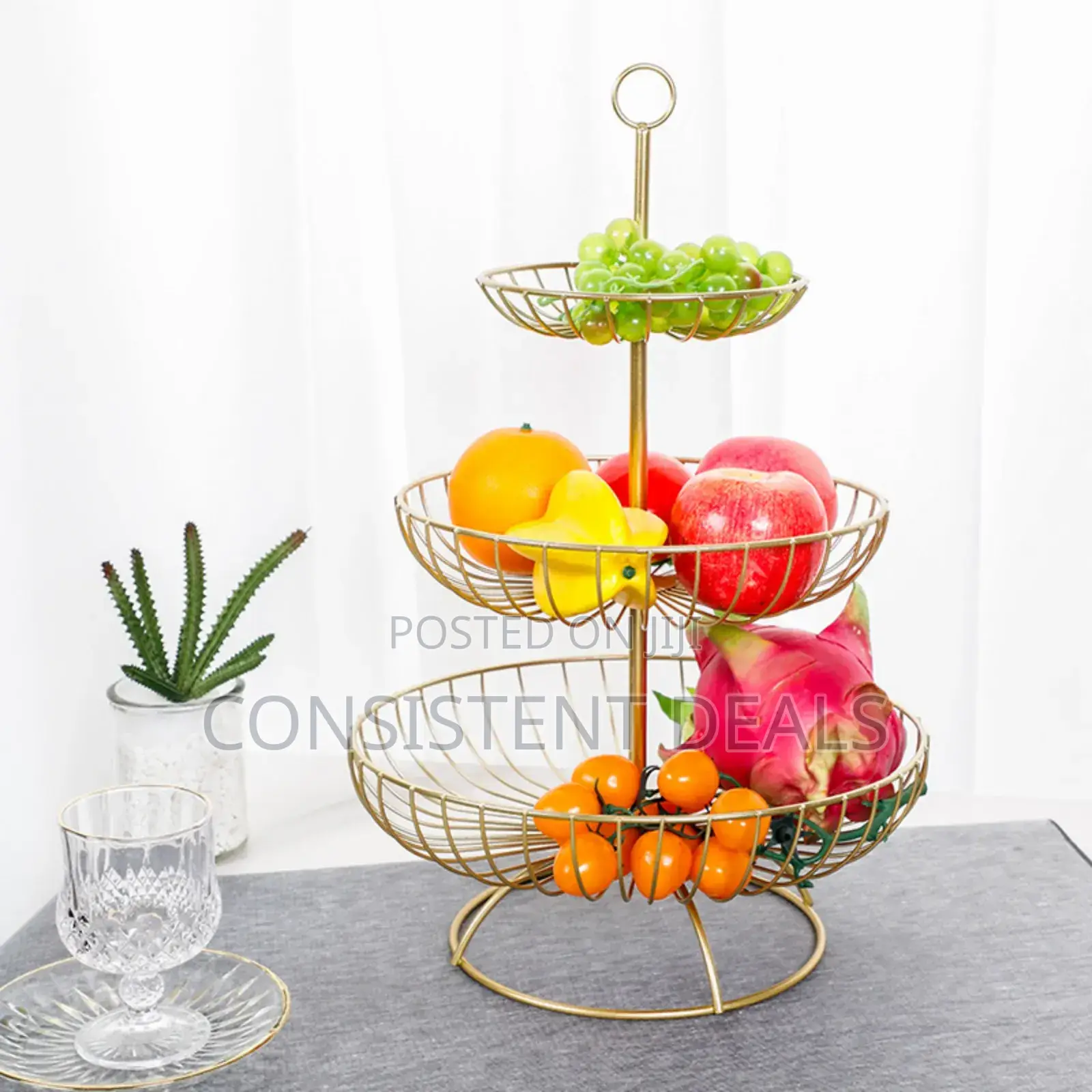 3 Tier Fruit Basket Stand