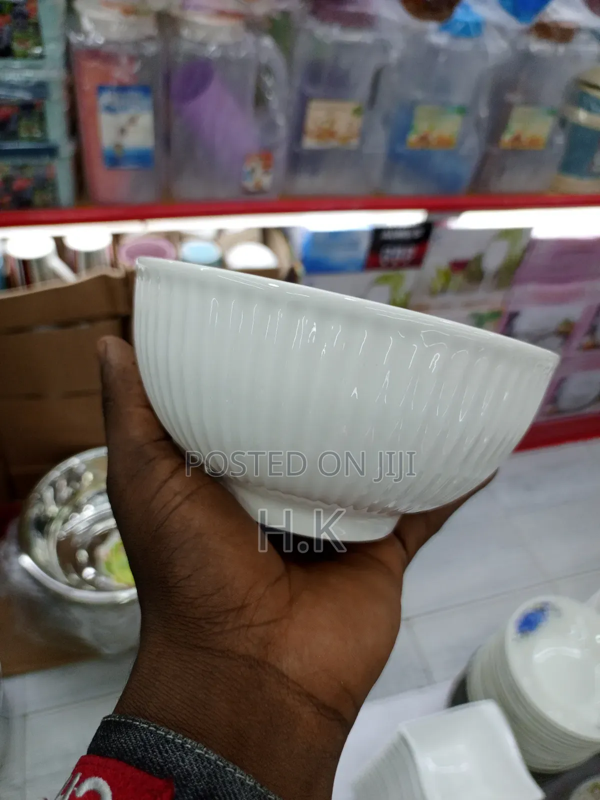 6pcs Pillivuyt Plissé White Porcelain Bowl