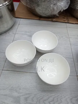 6pcs Pillivuyt Plissé White Porcelain Bowl
