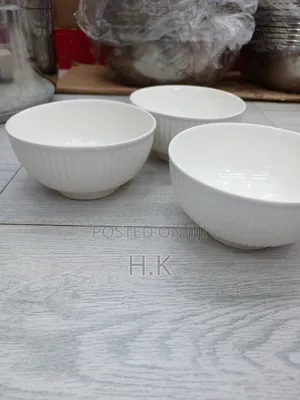 6pcs Pillivuyt Plissé White Porcelain Bowl