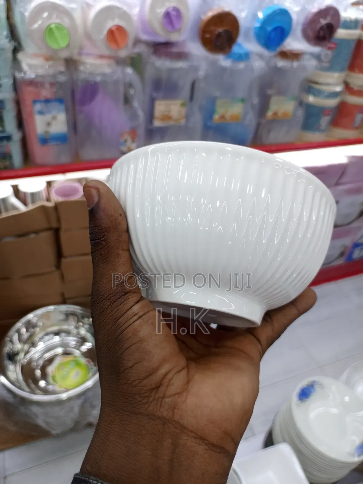 6pcs Pillivuyt Plissé White Porcelain Bowl