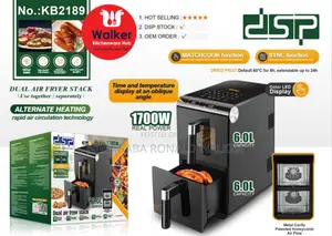6 + 6 Double 12l DSP Airfryer Machine