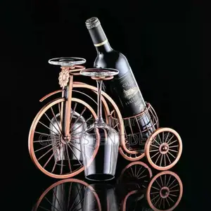 Vintage Bike Shape Wine Bottle Glad Holder