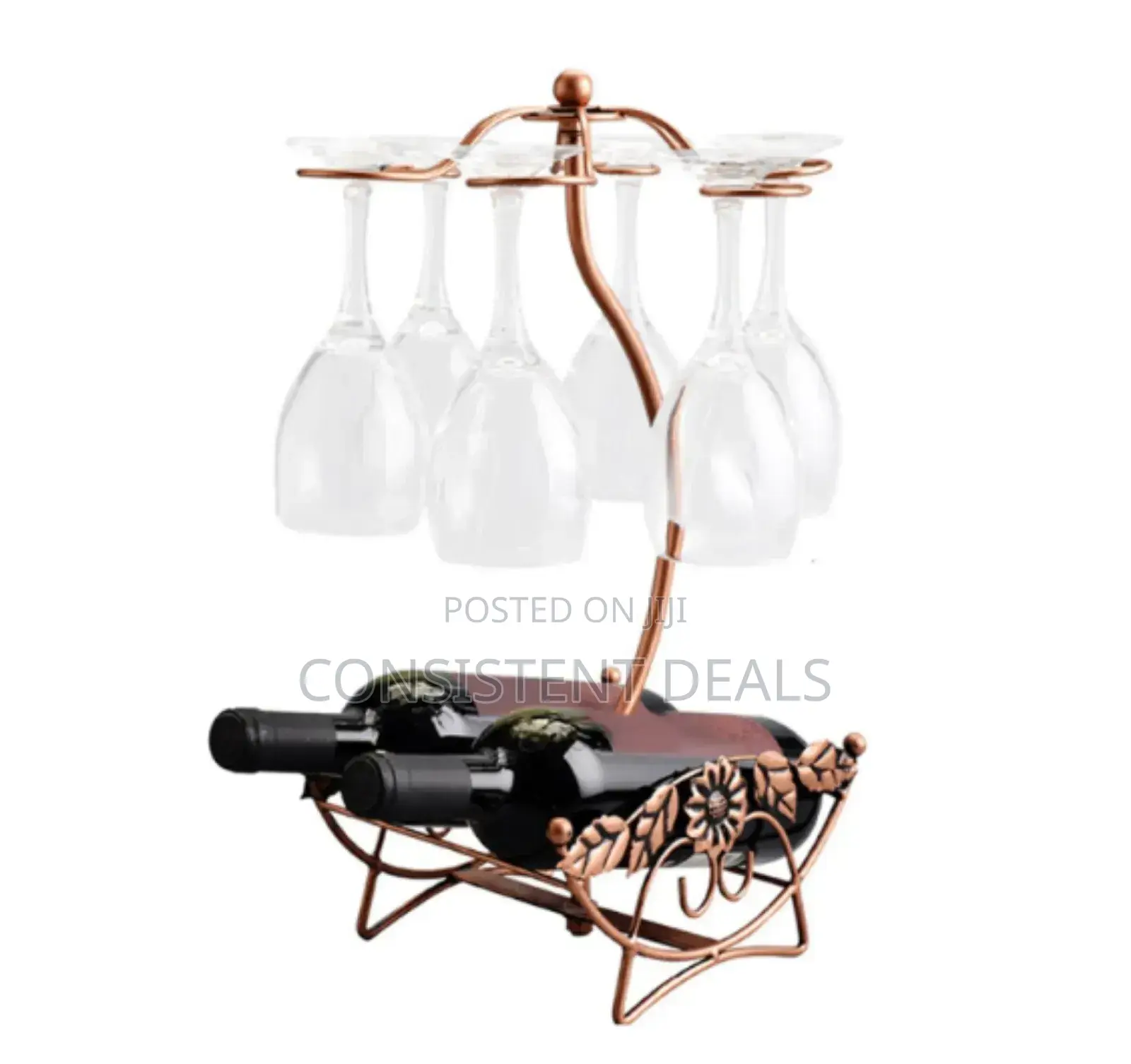 Lavish Craft Wine Glass Bottle Holder Rack