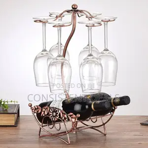 Lavish Craft Wine Glass Bottle Holder