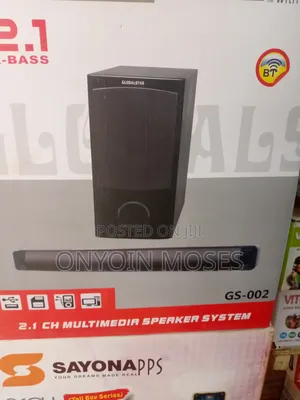 Both Sound Bar and Subwoofer