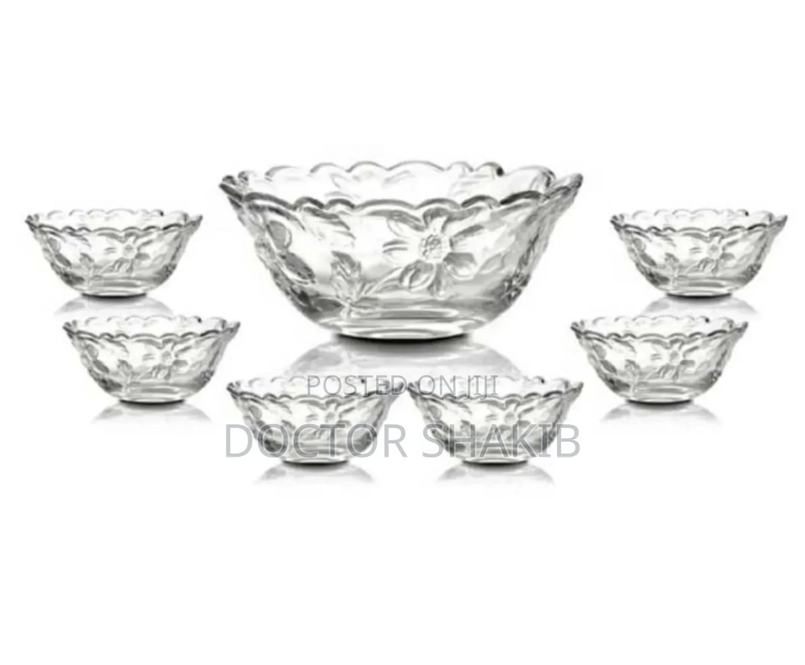 Unique 7 Piece Fruit Salad Serving Dishes/Bowls
Set