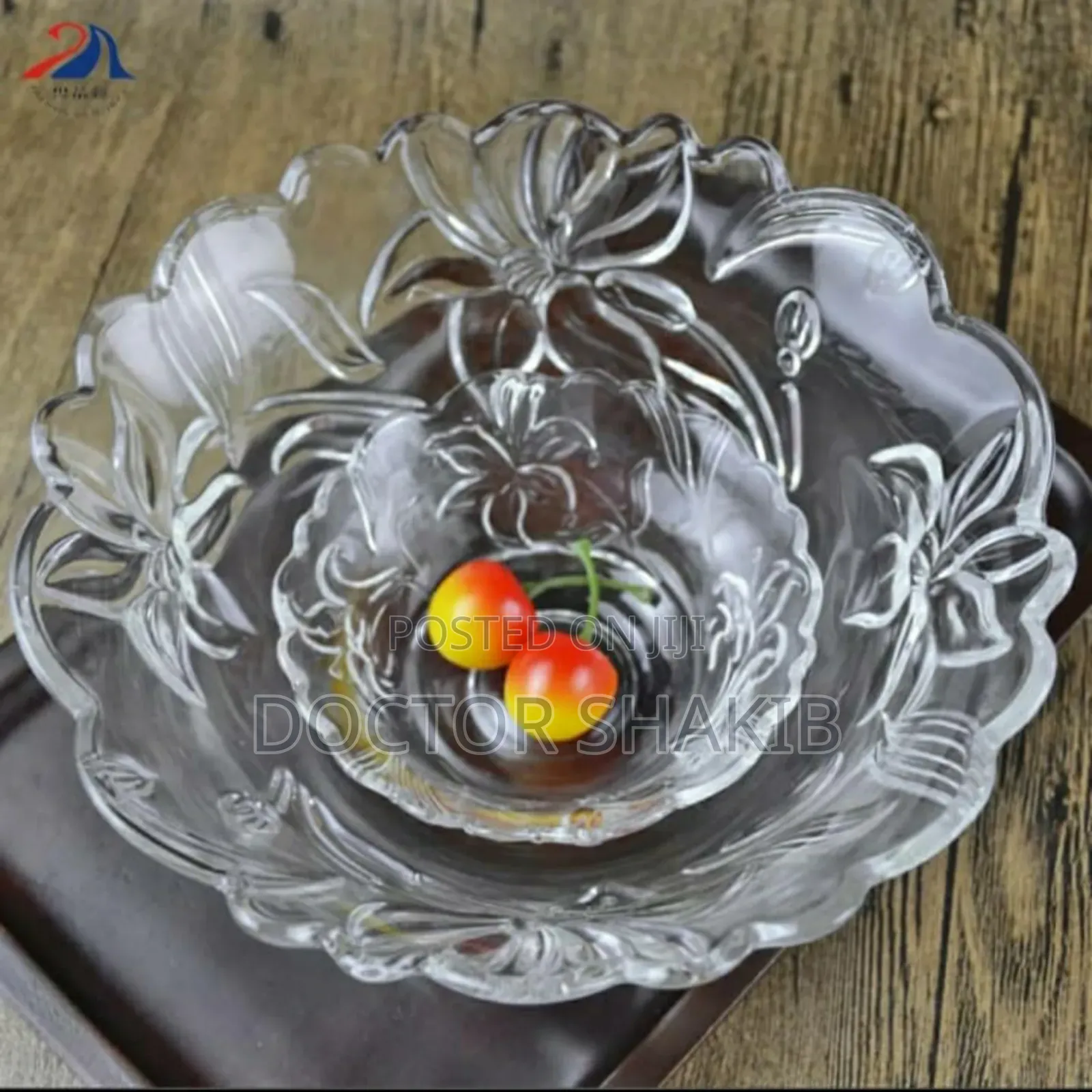 Unique 7 Piece Fruit Salad Serving Dishes/Bowls
Set