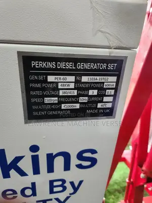 Silent Diesel Generator 50 to 65kva Perkins