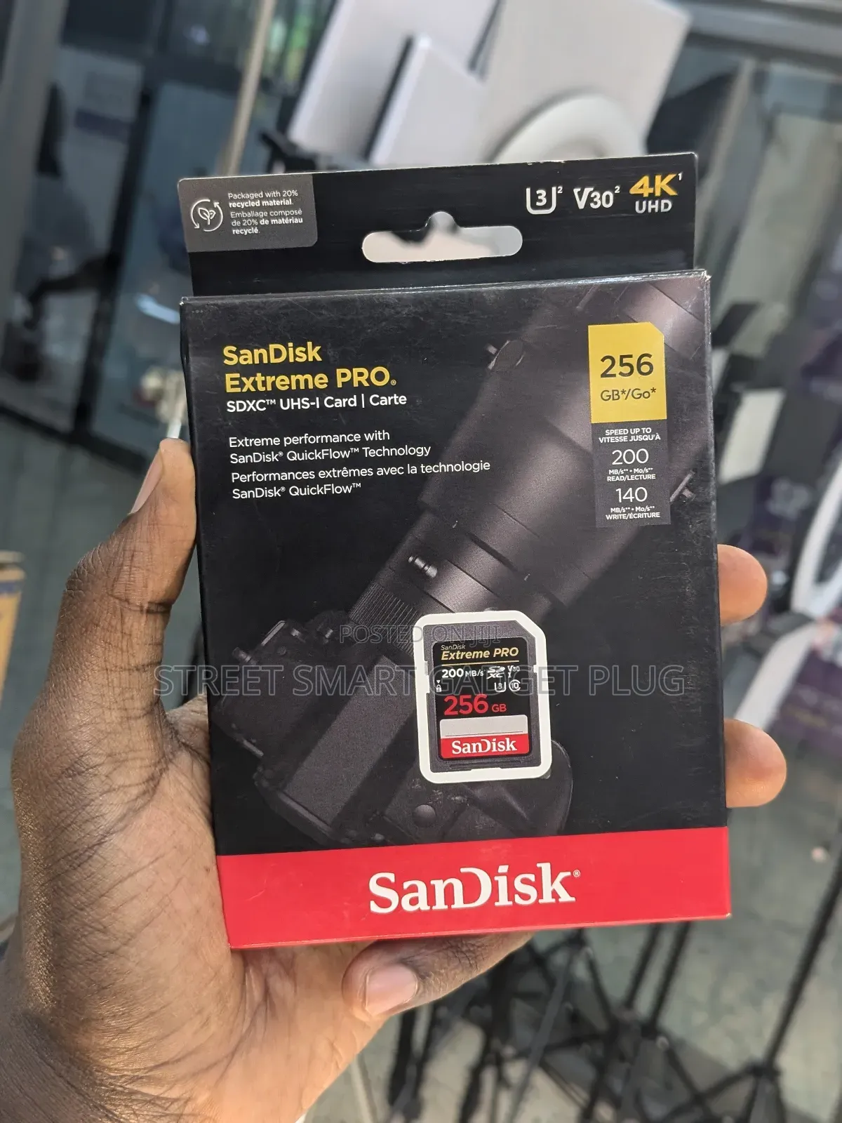 Sandisk Extreme Pro Camera Sd Card 256gb