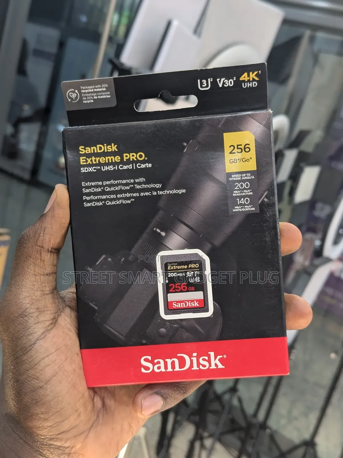 Sandisk Extreme Pro Camera Sd Card 256gb