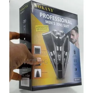 Sokany 3-in-1 Rechargeable Shaver / Hair Clipper