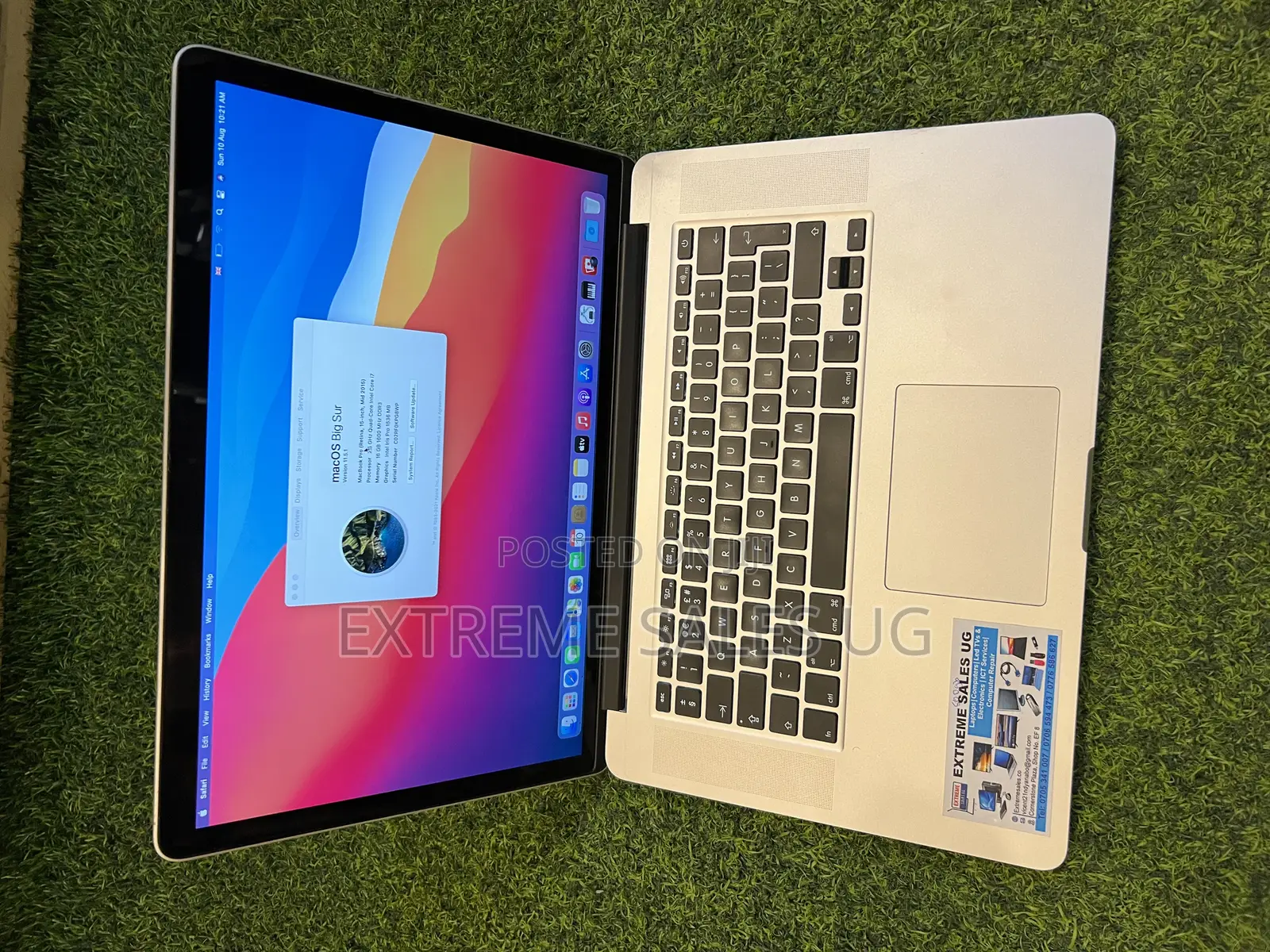 Laptop Apple MacBook Pro 2015 16GB Intel Core I7 SSD 512GB