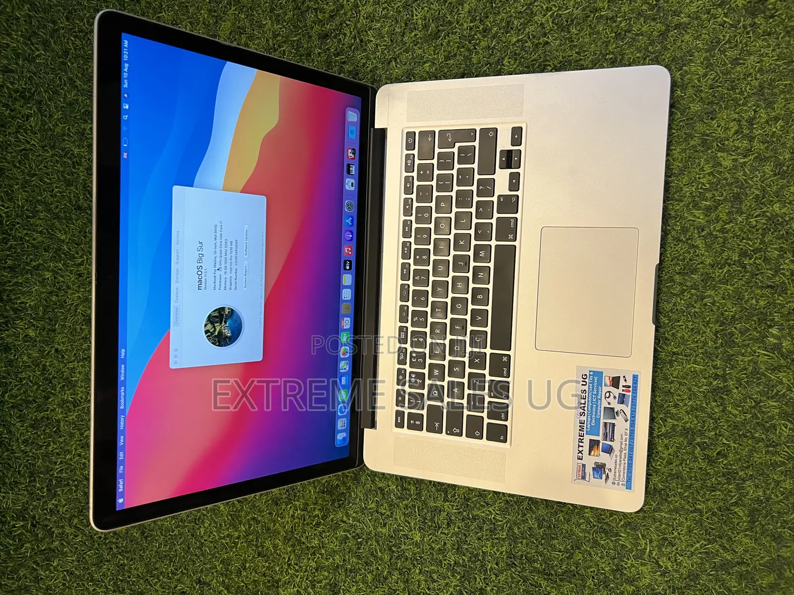 Laptop Apple MacBook Pro 2015 16GB Intel Core I7 SSD 512GB