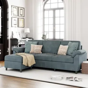 Convertible Sectional L Sofa Set